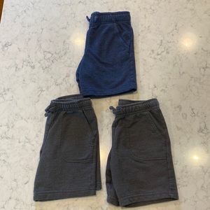 Bundle Navy & Charcoal Cat & Jack Knit Pull On Shorts 4T
